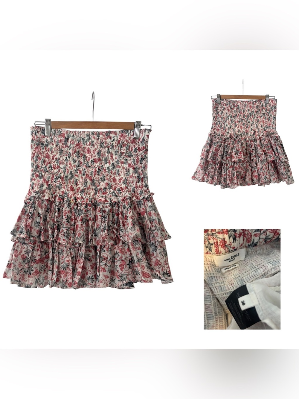 Isabel Marant Étoile Naomi Floral Mini Skirt